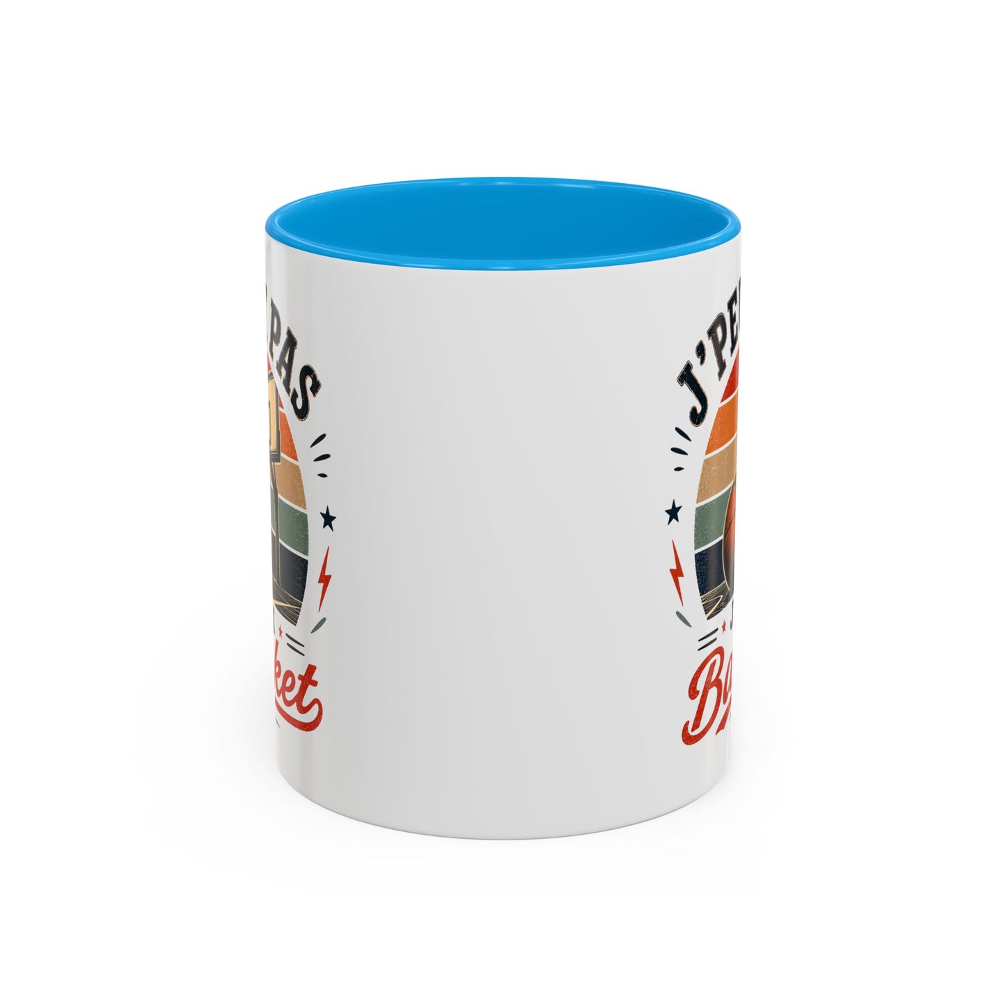 Tasse J’Peux Pas J’Ai Basket – Mug Basketball Vintage Humoristique – Cadeau Basketteur Homme Femme 325ml