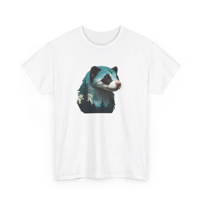 T shirt Animal Furet Design Nature idée cadeau tee shirt pour homme et femme