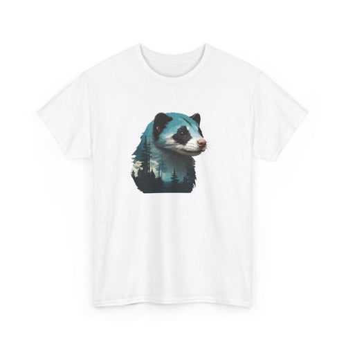 T shirt Animal Furet Design Nature idée cadeau tee shirt pour homme et femme