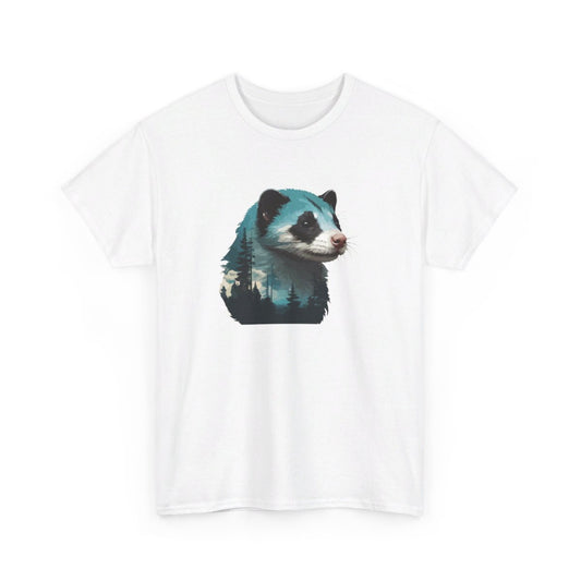 T shirt Animal Furet Design Nature idée cadeau tee shirt pour homme et femme
