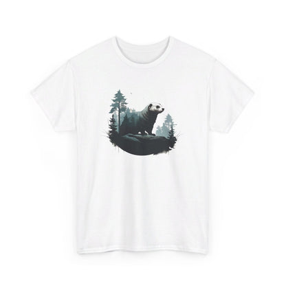 T shirt Animal Furet Design - Style Nature idée cadeau tee shirt pour homme et femme