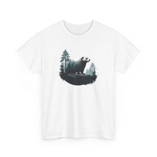 T shirt Animal Furet Design - Style Nature idée cadeau tee shirt pour homme et femme