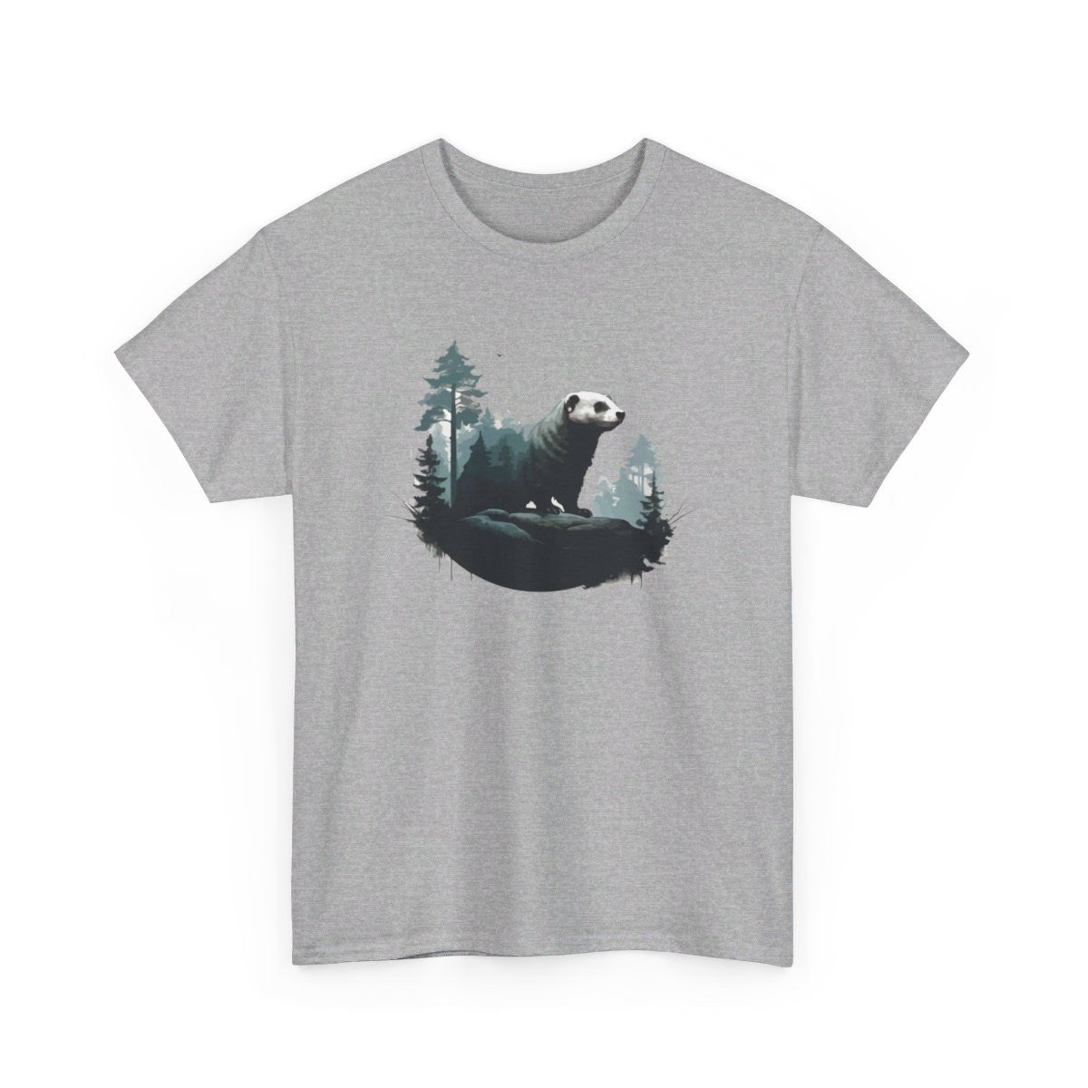 T shirt Animal Furet Design - Style Nature idée cadeau tee shirt pour homme et femme