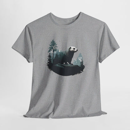T shirt Animal Furet Design - Style Nature idée cadeau tee shirt pour homme et femme