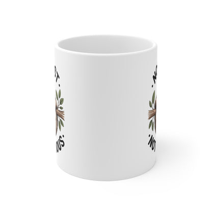Tasse Paresseux Humour – Mug Not Fast Not Furious – Cadeau Animal Drôle 325ml
