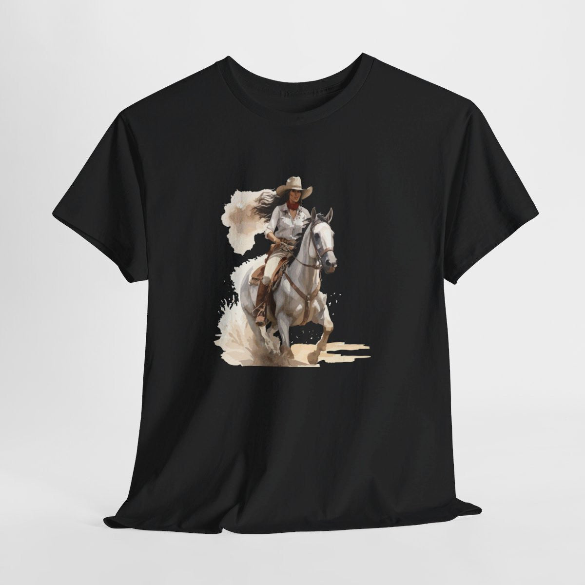 Tee shirt Cheval Cavalière à Cheval - Design Élégant t shirt unique pour femme