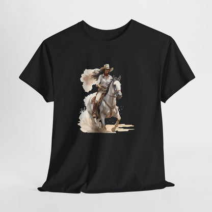 Tee shirt Cheval Cavalière à Cheval - Design Élégant t shirt unique pour femme