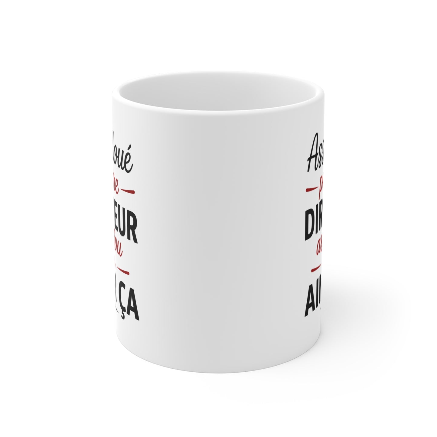 Mug Assez Doué pour Être Directeur Assez Fou pour Aimer Ça – Tasse Humour Directeur Homme – Cadeau Original