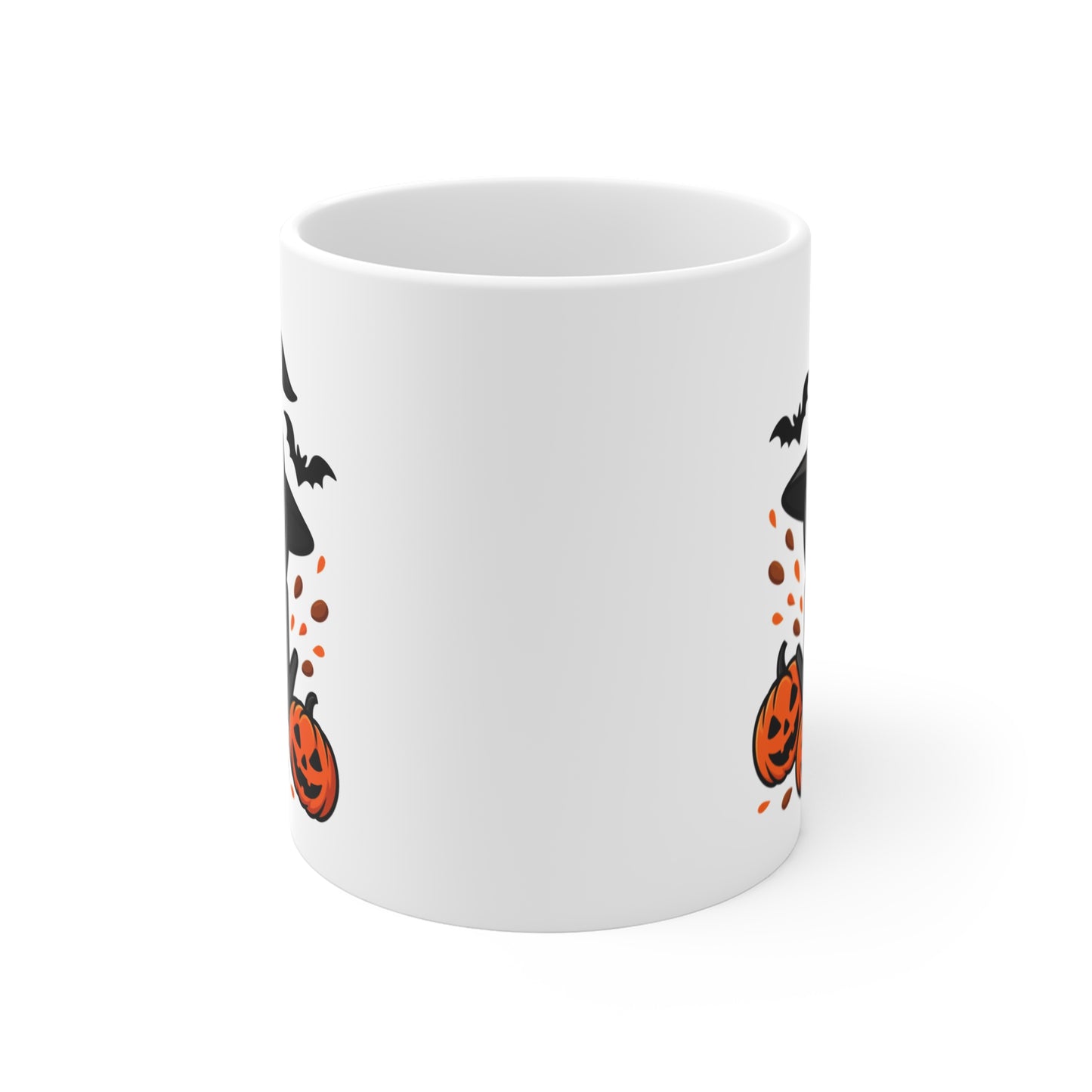 Mug Céramique Alien Sorcier Halloween – Tasse Citrouilles Fun 325ml – Cadeau Original Geek Café