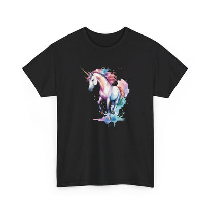 T shirt Licorne Colorée animal design graphique tee shirt pour femme