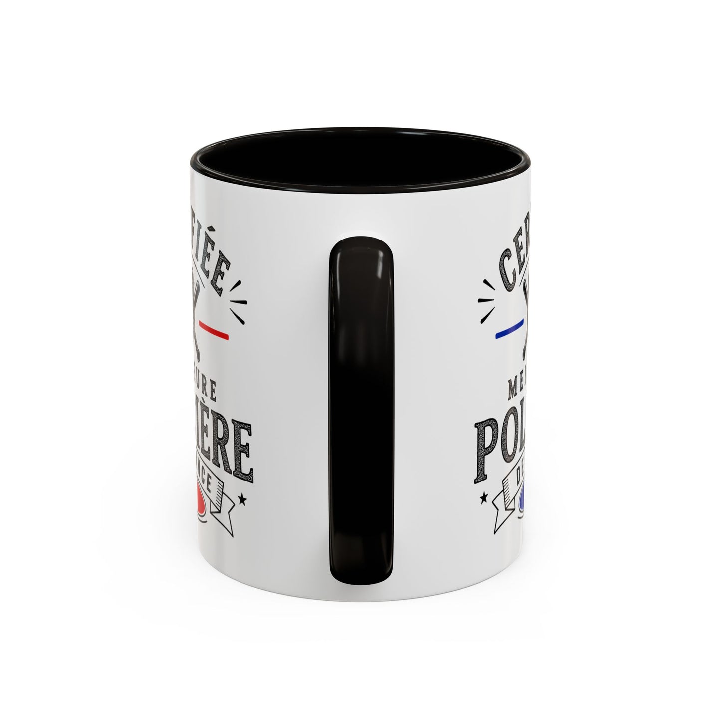 Mug Policière Femme – Certifiée Meilleure Policière de France – Tasse Métier Police – Cadeau Original Femme Policière