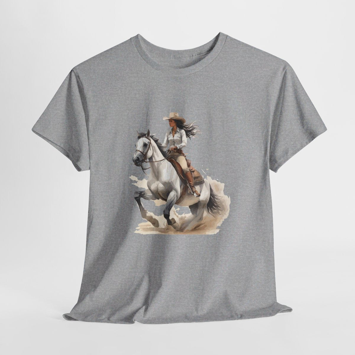 Tee shirt Cavalière à Cheval - Design Élégant t shirt unique pour femme