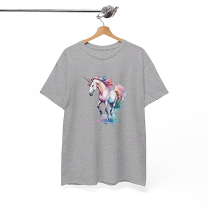T shirt Licorne Colorée animal design graphique tee shirt pour femme