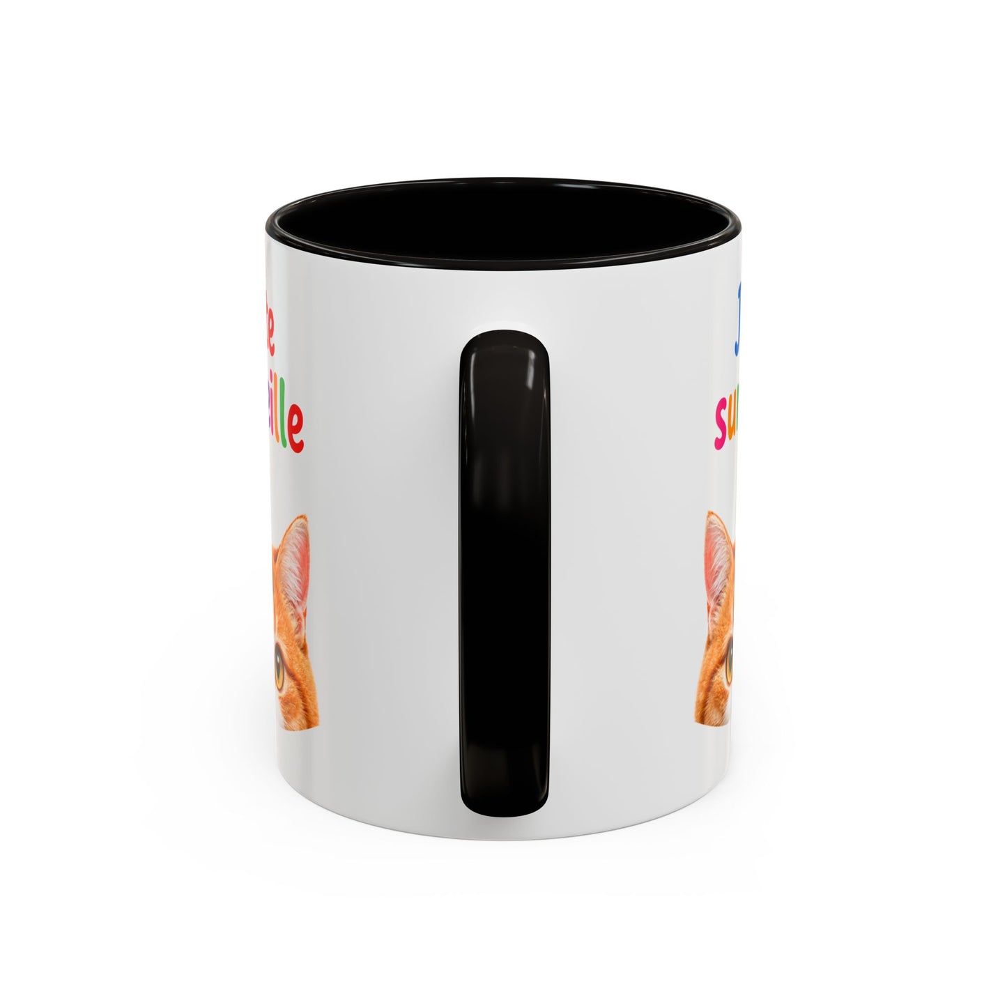 Tasse Chat Je te Surveille 325ml – Mug Céramique Humour Chat Mignon Cadeau Original Animaux