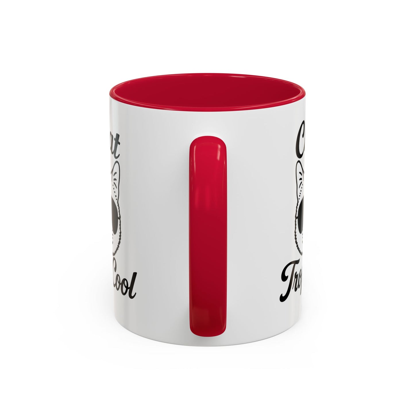 Tasse Chat Trop Cool Homme et Femme – Mug Chat avec Lunettes de Soleil – Cadeau Original pour Amoureux des Chats – Céramique 325 ml