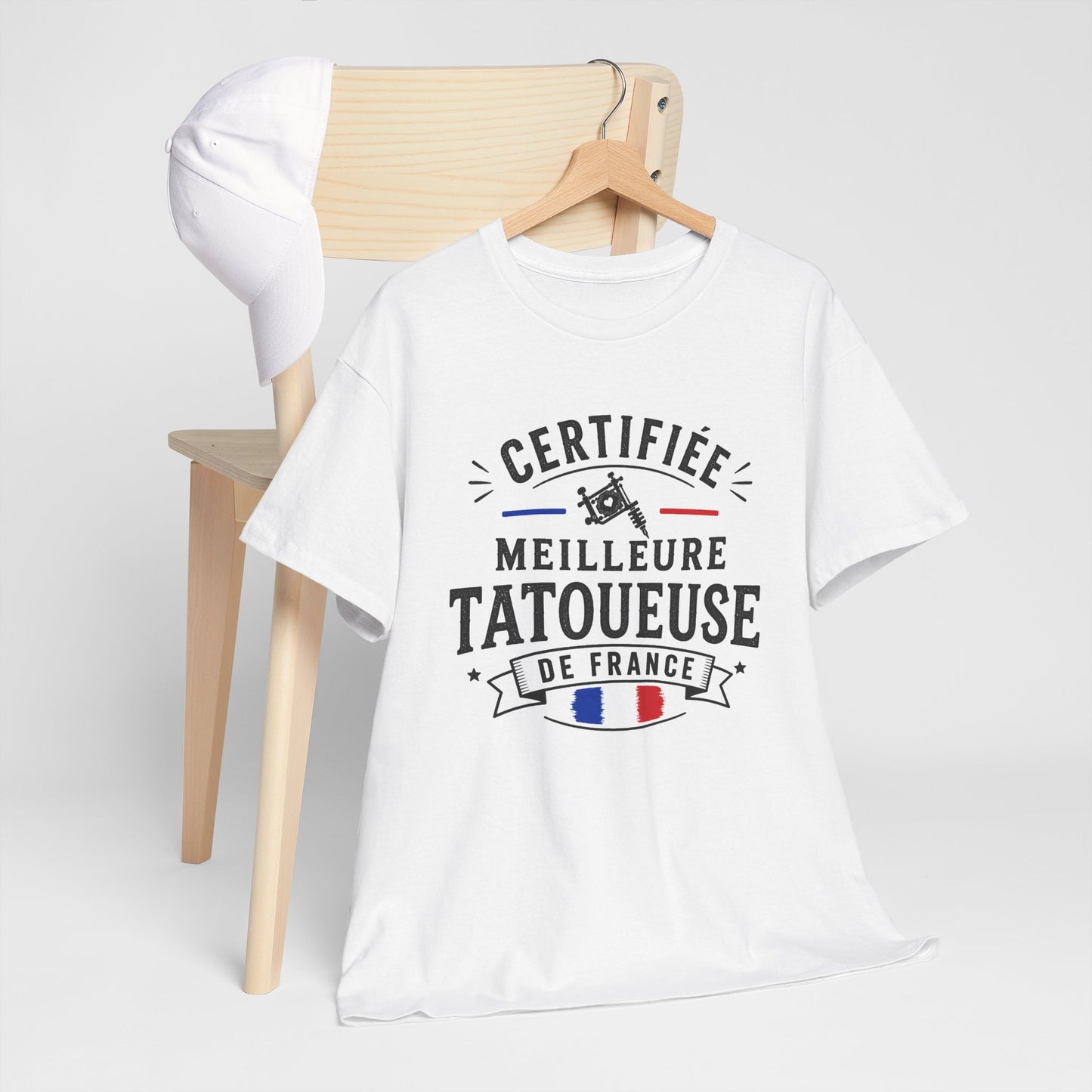 Tee Shirt Femme Manches Courtes Vêtement Adulte – Cadeau Artiste Professionnelle de Salon – France