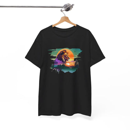 Tee shirt Animal Lion Royal - Design Puissant idée cadeau t shirt pour Homme et Femme