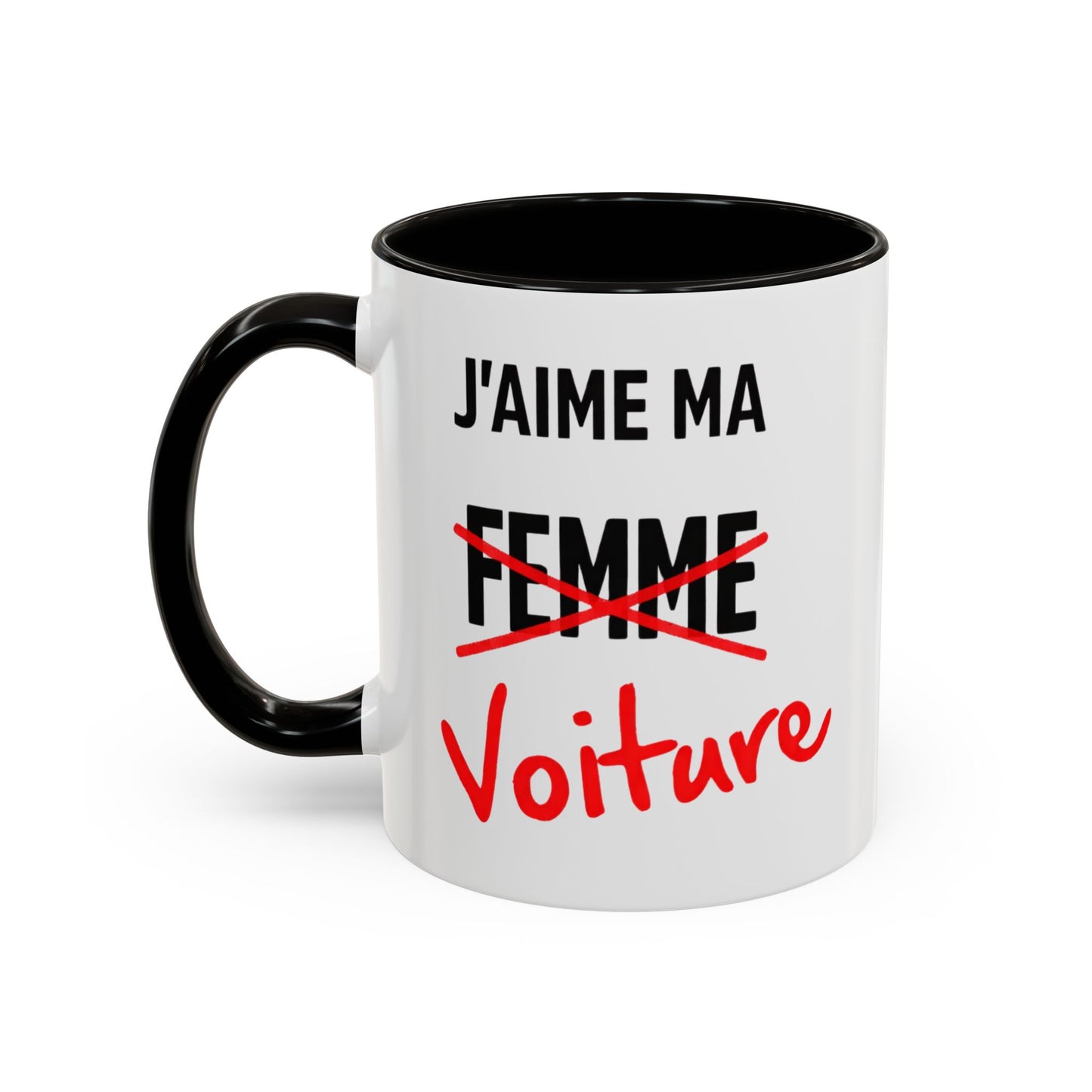 Tasse J’aime ma Voiture 325ml – Mug Céramique Humour Auto Passion Automobile Cadeau Original