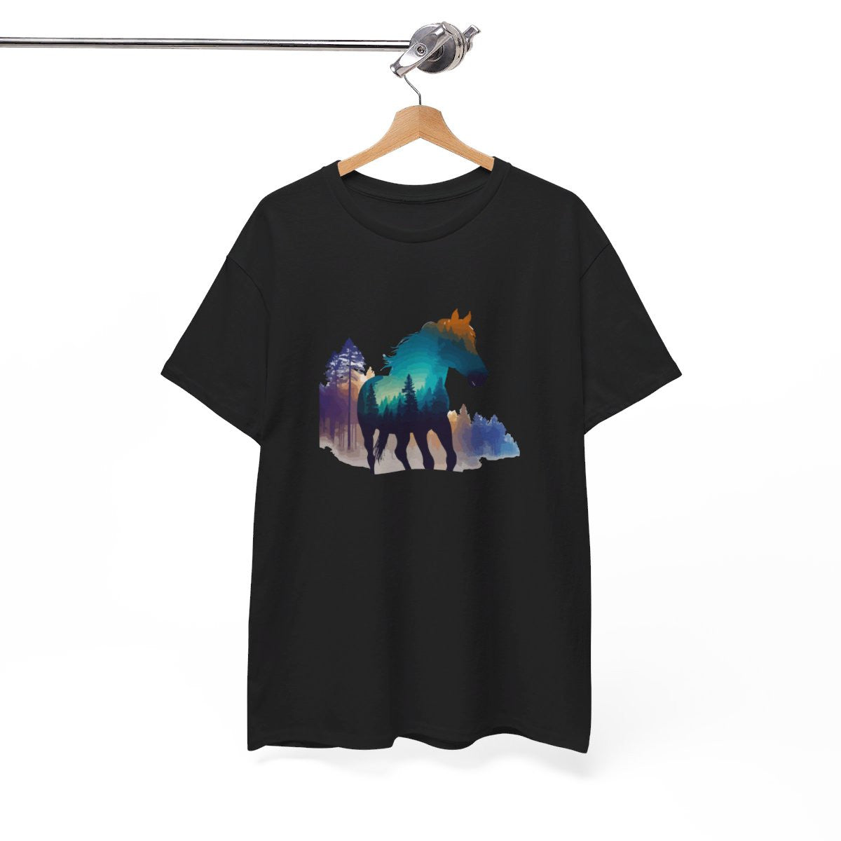 T shirt animal Cheval Élégant - Design Unique cadeau tee shirt Pour Homme et Femme