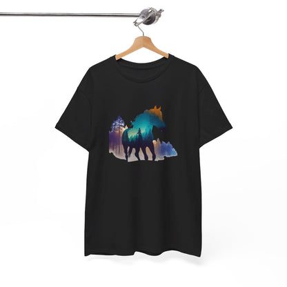 T shirt animal Cheval Élégant - Design Unique cadeau tee shirt Pour Homme et Femme
