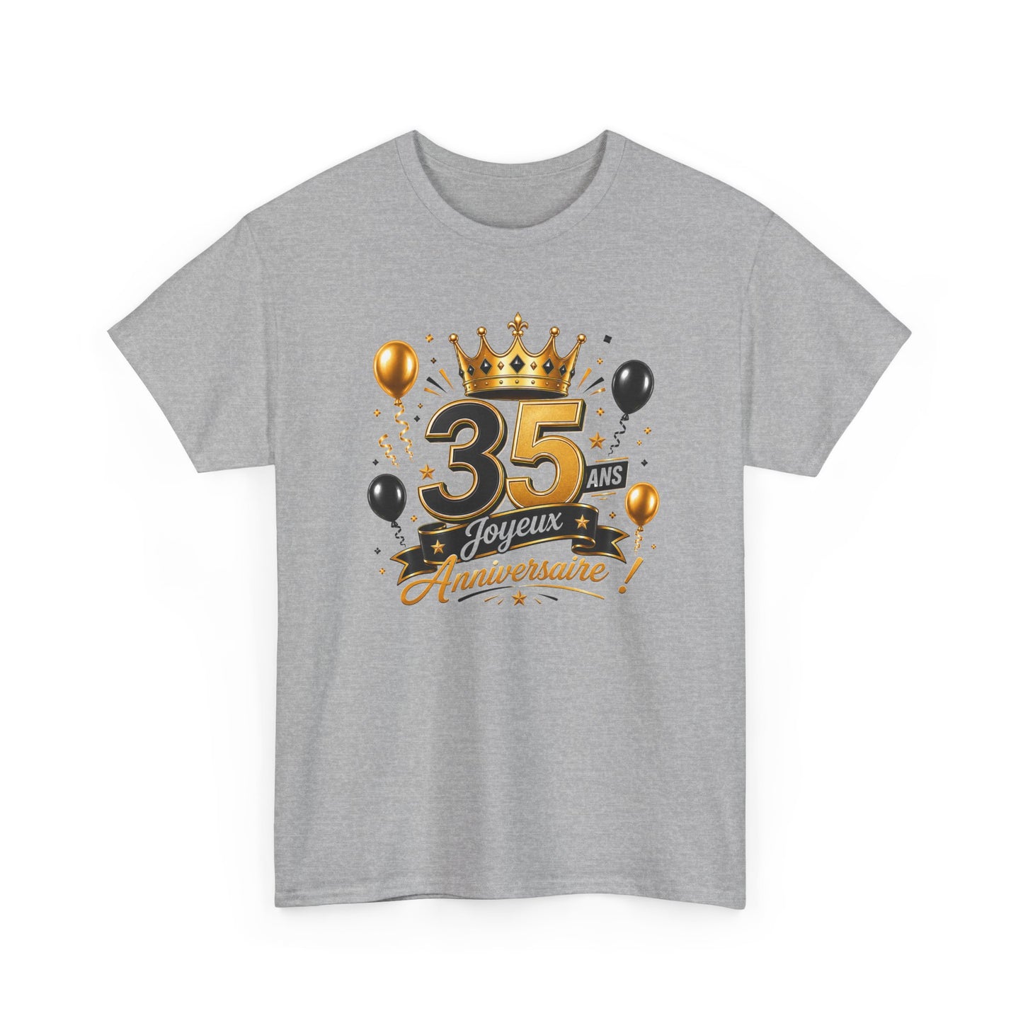 Tee Shirt Anniversaire 35 Ans Homme et Femme Joyeux Anniversaire Cadeau 35 Ans Idée Cadeau Adulte