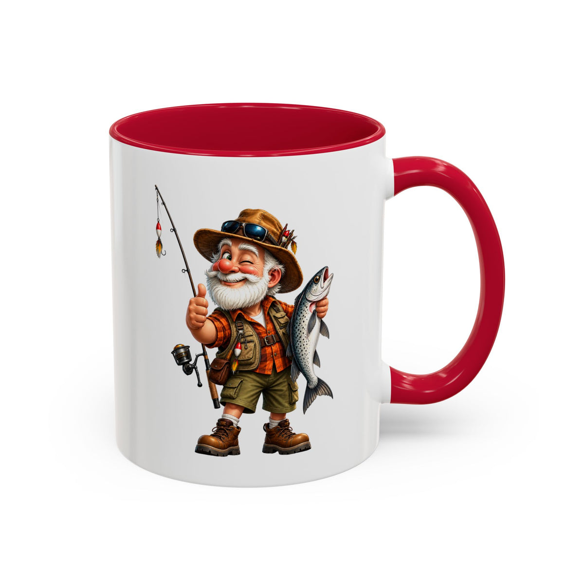 Mug Pêcheur Homme – Tasse Passion Pêche avec Poisson – Cadeau Original Homme – Amateur de Pêche