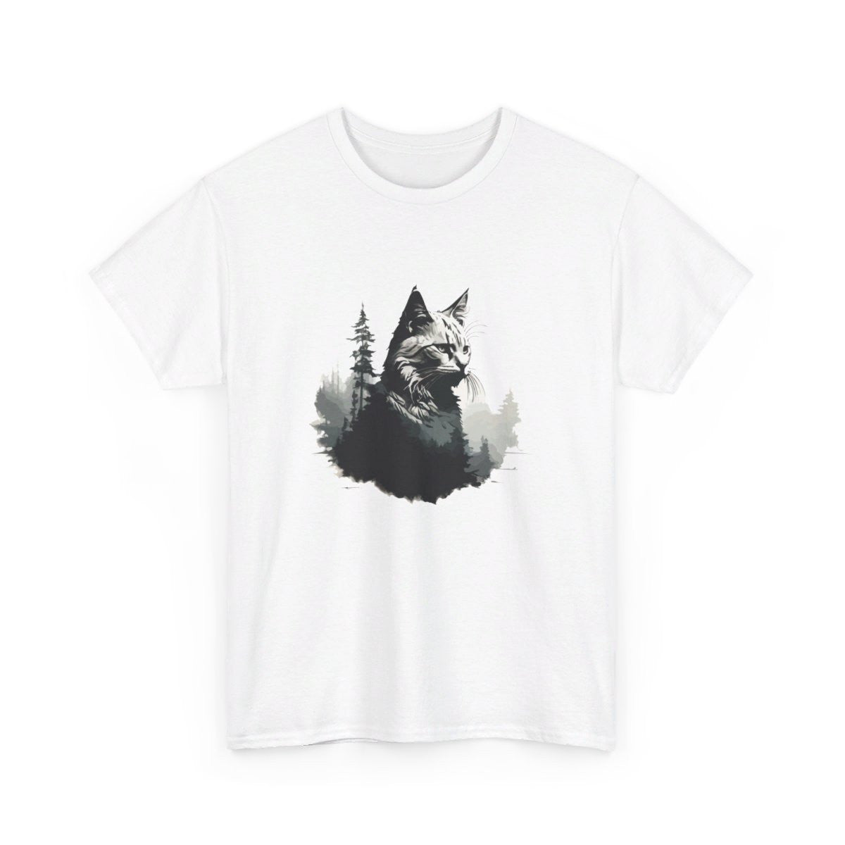 T shirt Chat animal Élégant - Design Félin - idée cadeau tee shirt Pour Homme et Femme