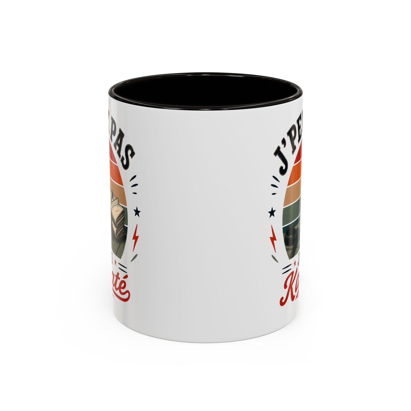 Tasse J’Peux Pas J’Ai Karaté – Mug Humour Karaté Vintage – Cadeau Passion Arts Martiaux Homme Femme 325ml