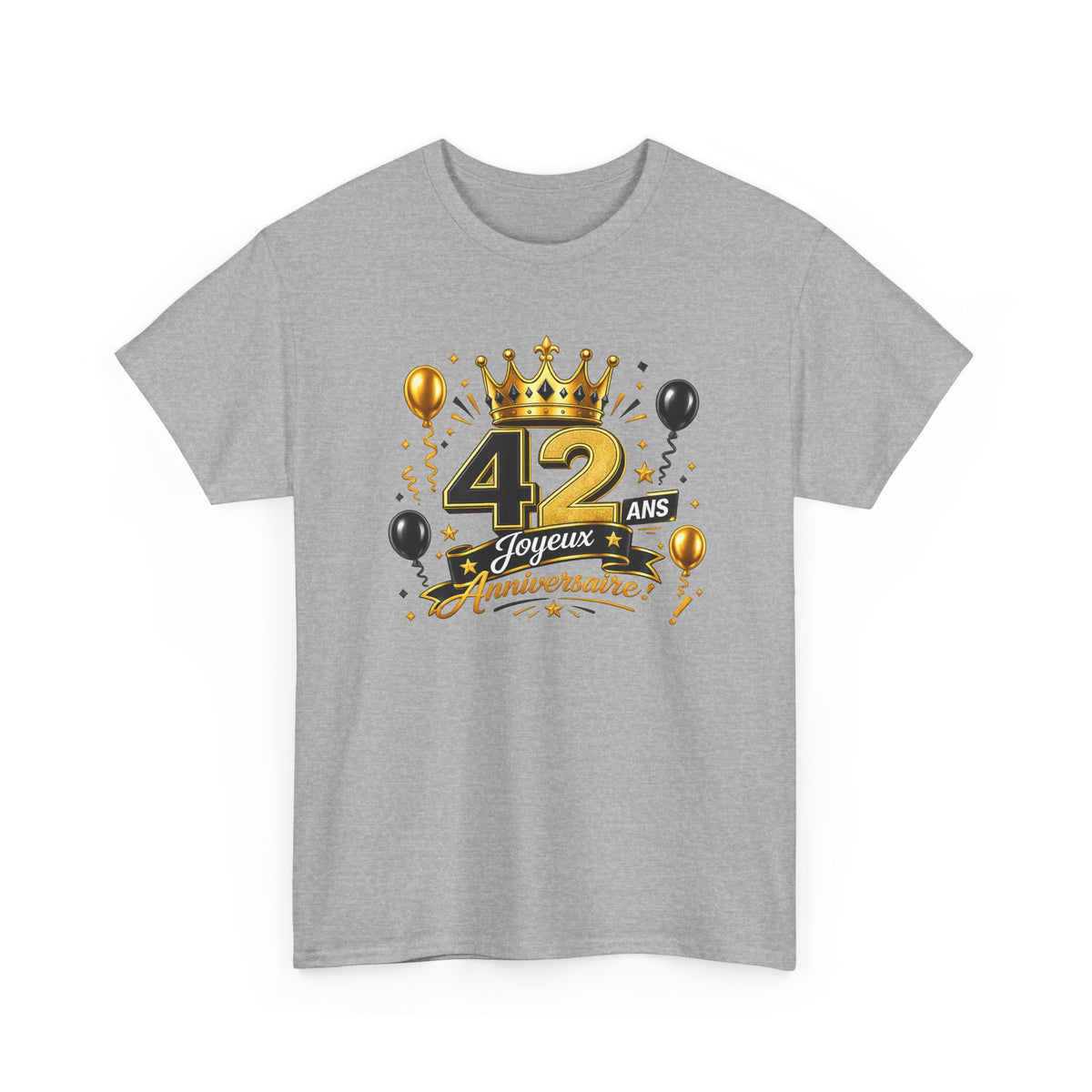 Tee Shirt Anniversaire 42 Ans Homme et Femme – Joyeux Anniversaire – Cadeau 42 Ans