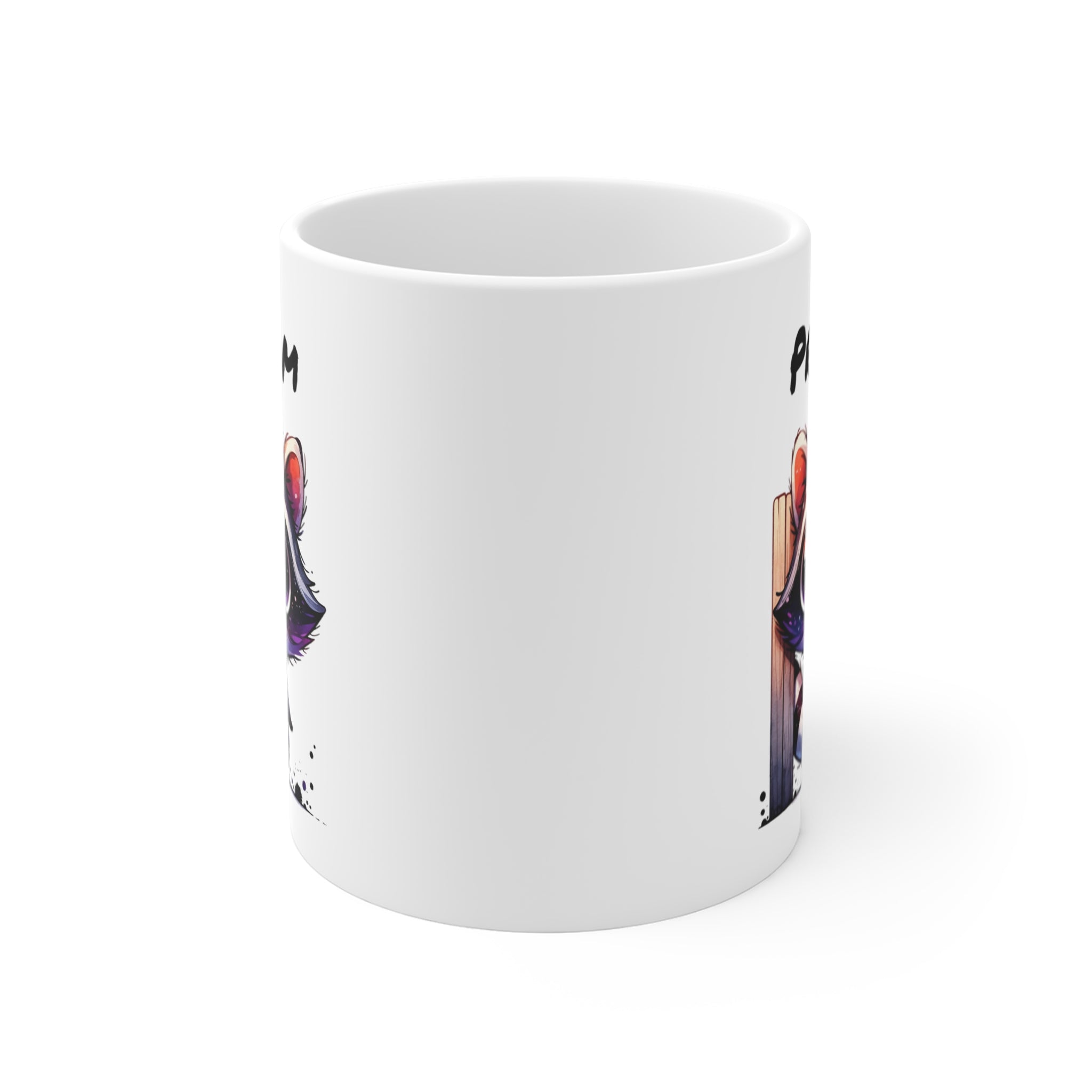 Tasse Personnalisable Raton Laveur Kawaii – Mug Prénom Animal Forêt – Cadeau Original 325ml