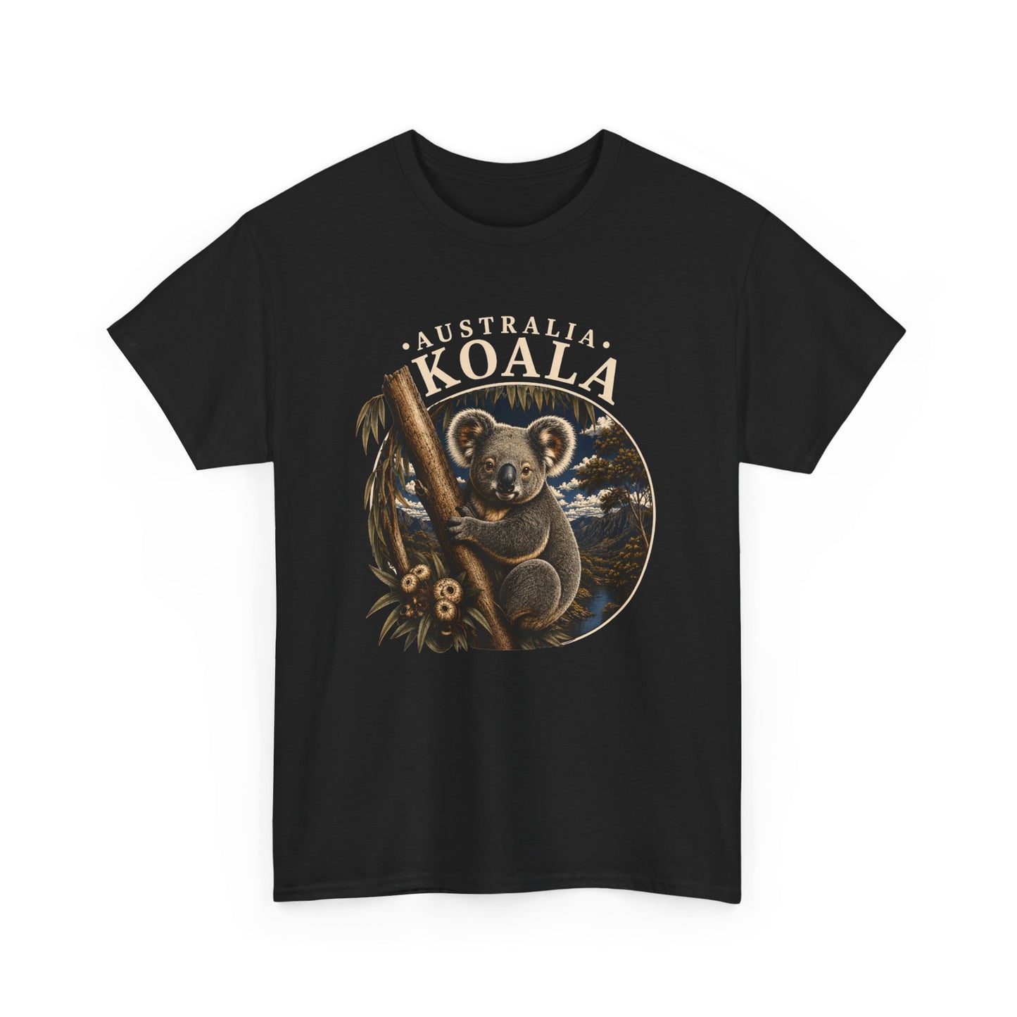 Tee Shirt Homme et Femme Koala Australie Animal Sauvage Nature Forêt Australienne Voyage Cadeau Passionné Animaux