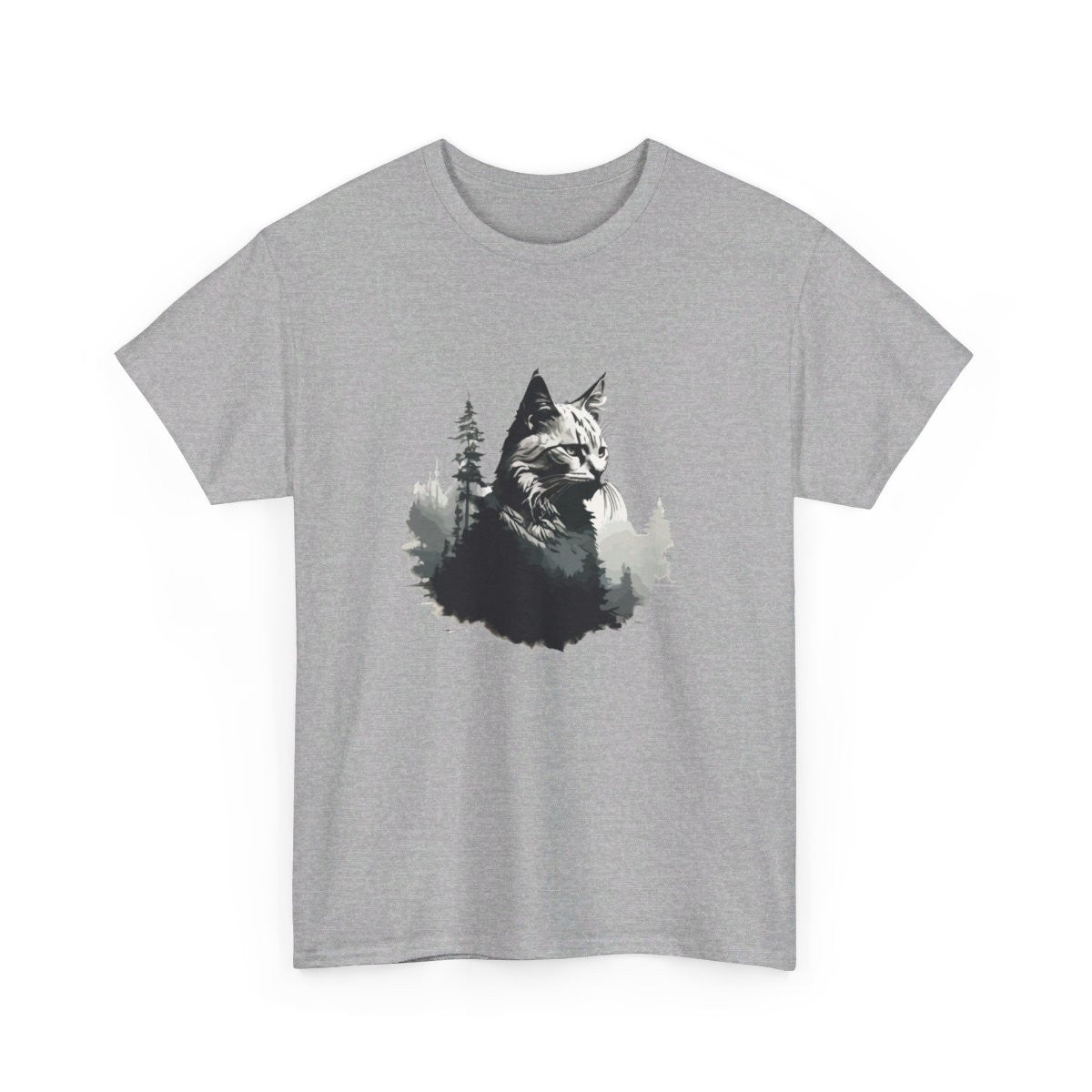 T shirt Chat animal Élégant - Design Félin - idée cadeau tee shirt Pour Homme et Femme