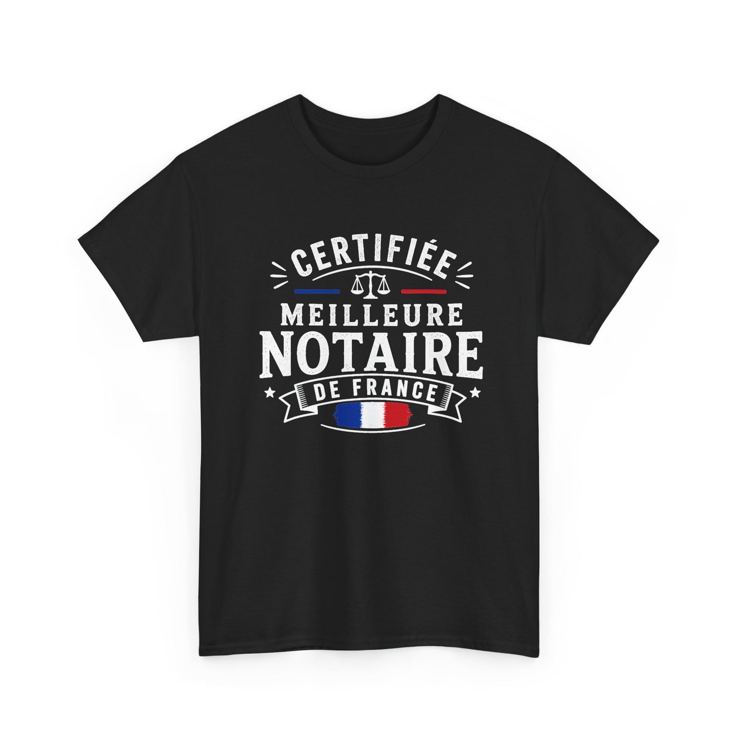 Tee Shirt Femme Notaire Cadeau Humour Métier Droit Justice Professionnelle Juridique Étude Notariale France
