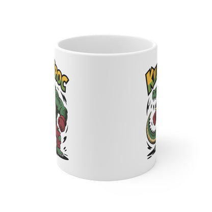 Tasse Crocodile 325ml – Mug Killer Croc Cartoon – Cadeau Original Animal Sauvage Musclé Céramique