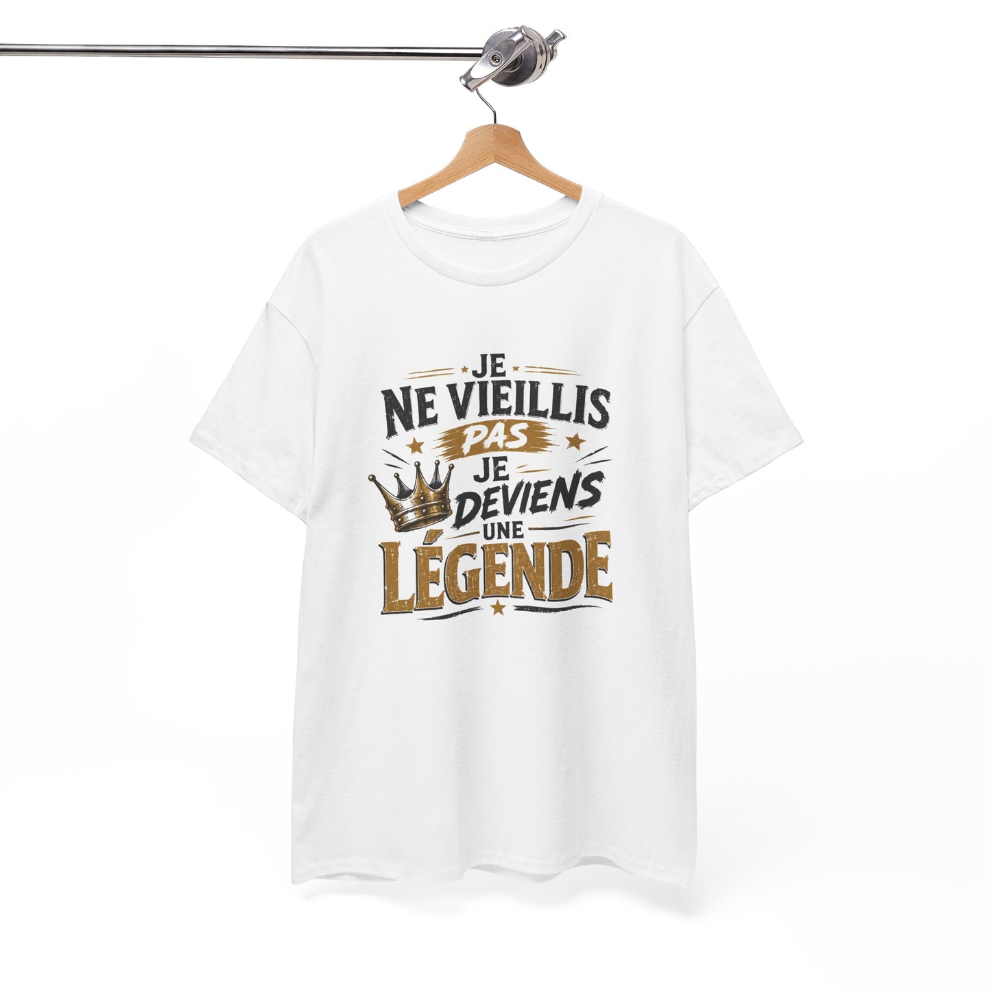 Tee Shirt Homme Légende Humour Couronne Confiance Roi Idée Cadeau Anniversaire Homme Original