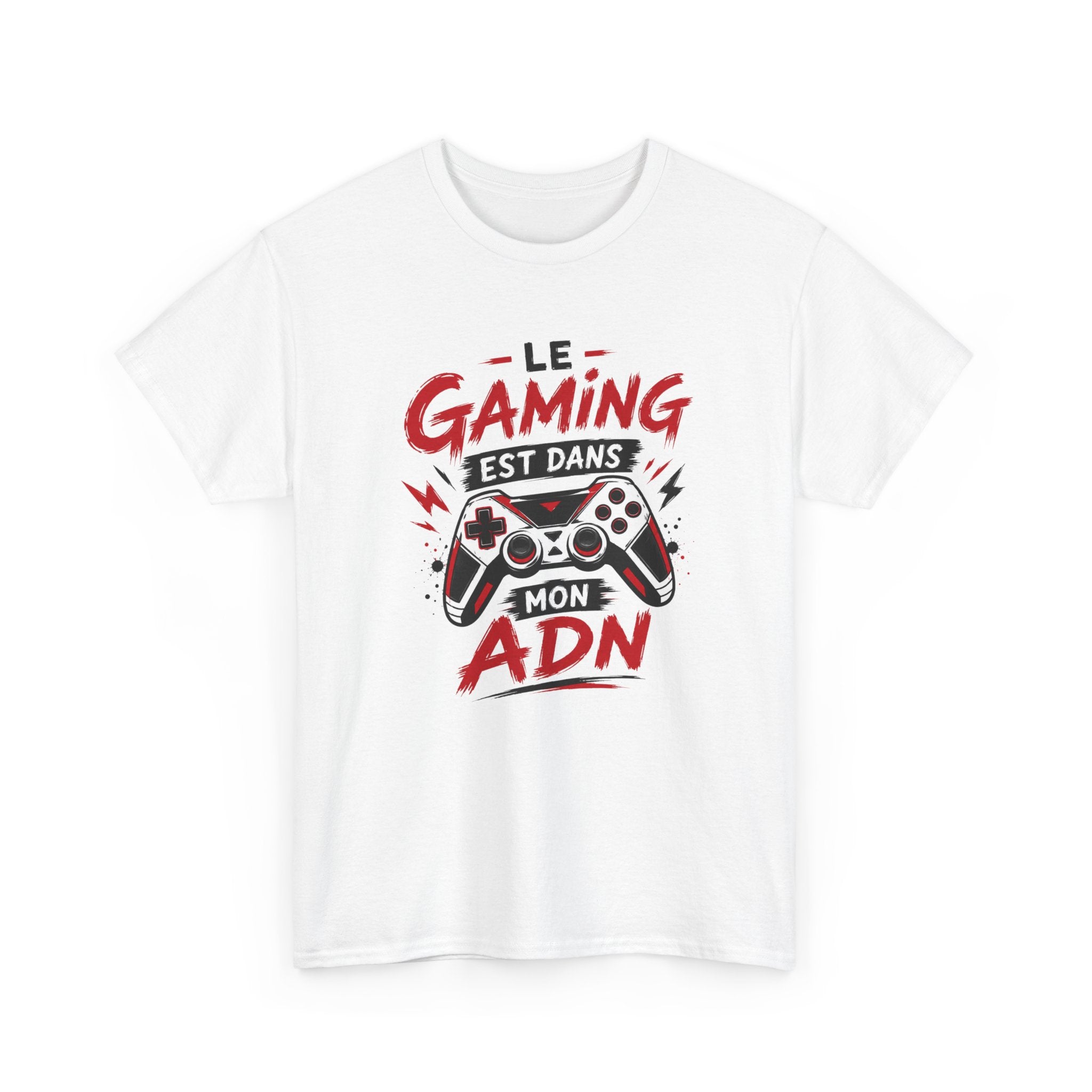Tee-Shirt Gaming Homme et Femme – Gamer Manette Jeu Vidéo Console PC – Cadeau Original pour Passionné de Jeux Vidéo Geek