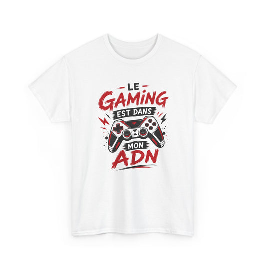 Tee-Shirt Gaming Homme et Femme – Gamer Manette Jeu Vidéo Console PC – Cadeau Original pour Passionné de Jeux Vidéo Geek