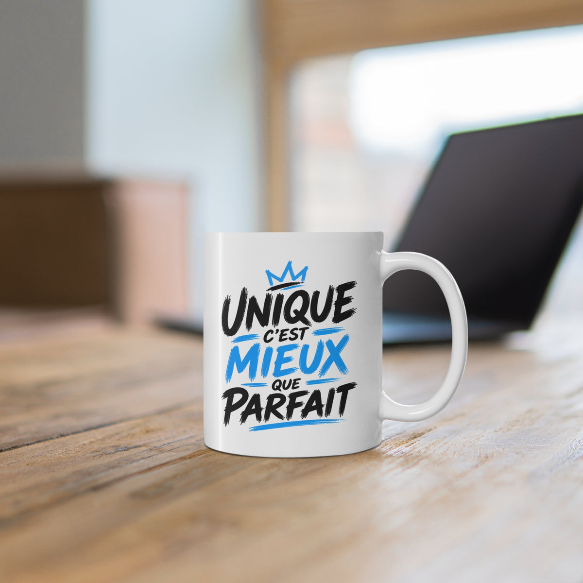Mug Unique C’est Mieux Que Parfait – Tasse Homme Humour et Confiance en Soi – Message Original – Idée Cadeau Homme