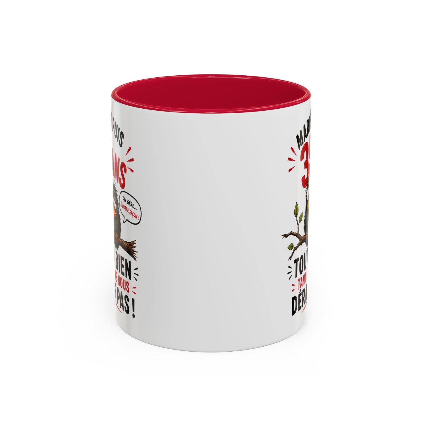 Tasse Mariés Depuis 35 Ans – Mug Humour Anniversaire de Mariage Homme Femme – Cadeau Couple 35 Ans de Mariage 325 ml
