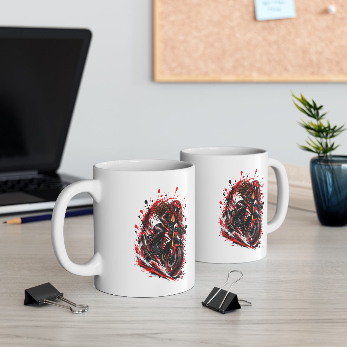 Mug Moto Femme – Tasse Motarde Passion Moto – Cadeau Original Femme – Amatrice de Moto et Sensations Fortes