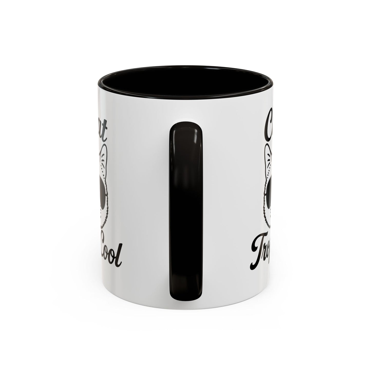 Tasse Chat Trop Cool Homme et Femme – Mug Chat avec Lunettes de Soleil – Cadeau Original pour Amoureux des Chats – Céramique 325 ml