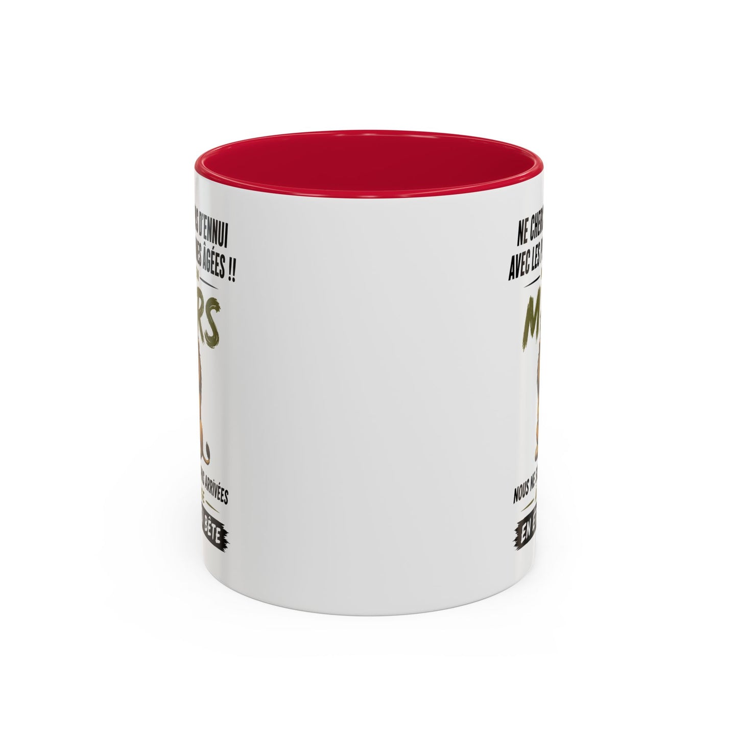 Tasse Humour Personnes Nées en Mars – Mug Lion Drôle Senior Retraité – Cadeau Anniversaire Homme Femme 325ml