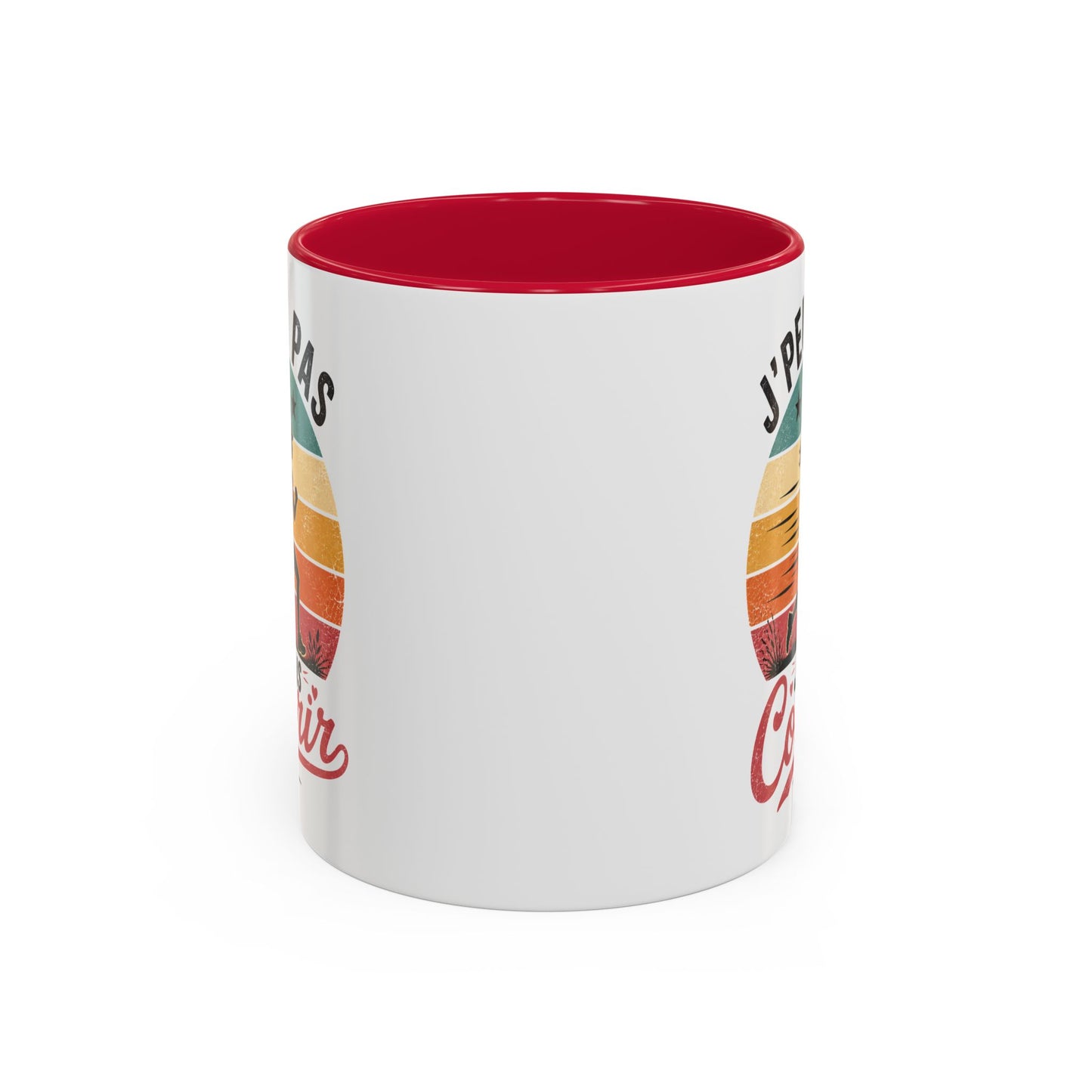 Tasse Femme J’Peux Pas J’Vais Courir – Mug Running Vintage Humoristique – Cadeau Runneuse Jogging Sport 325ml