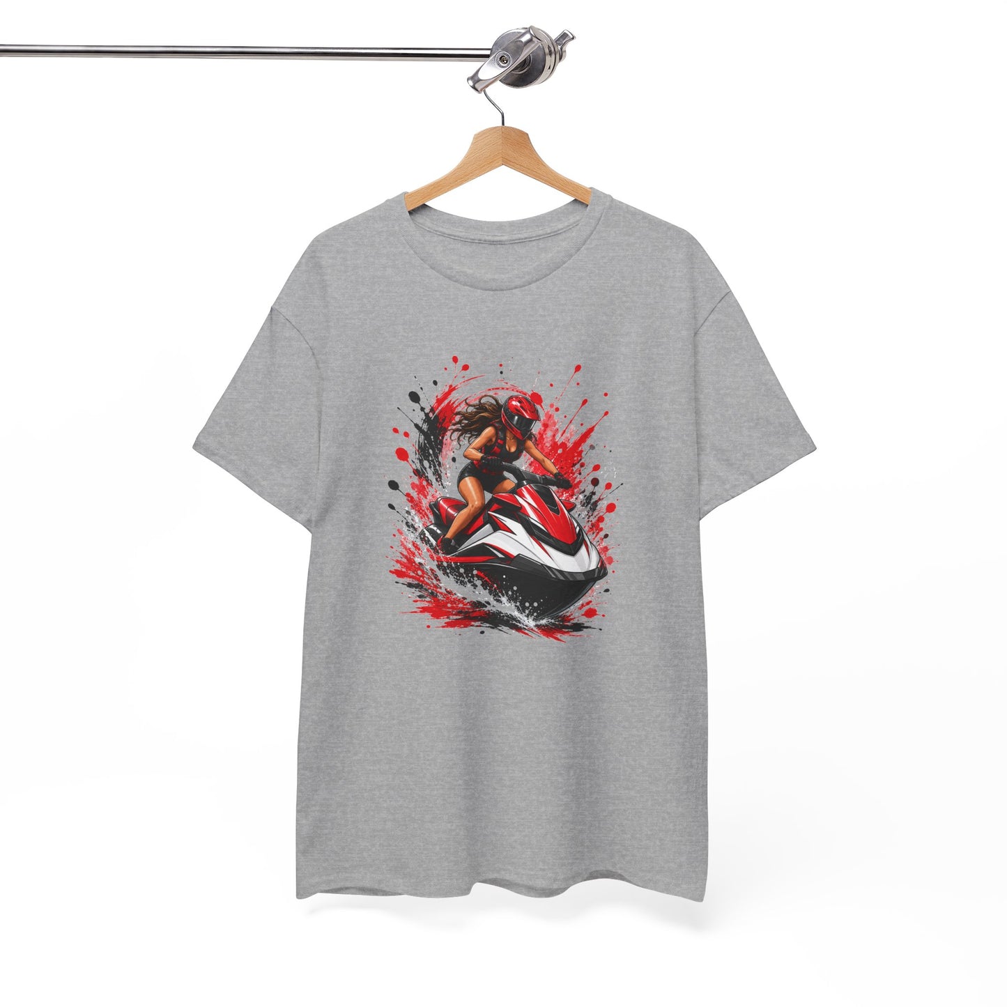 Tee Shirt Jet Ski Femme – Motarde des Mers – T-Shirt Sport Nautique Cadeau Femme