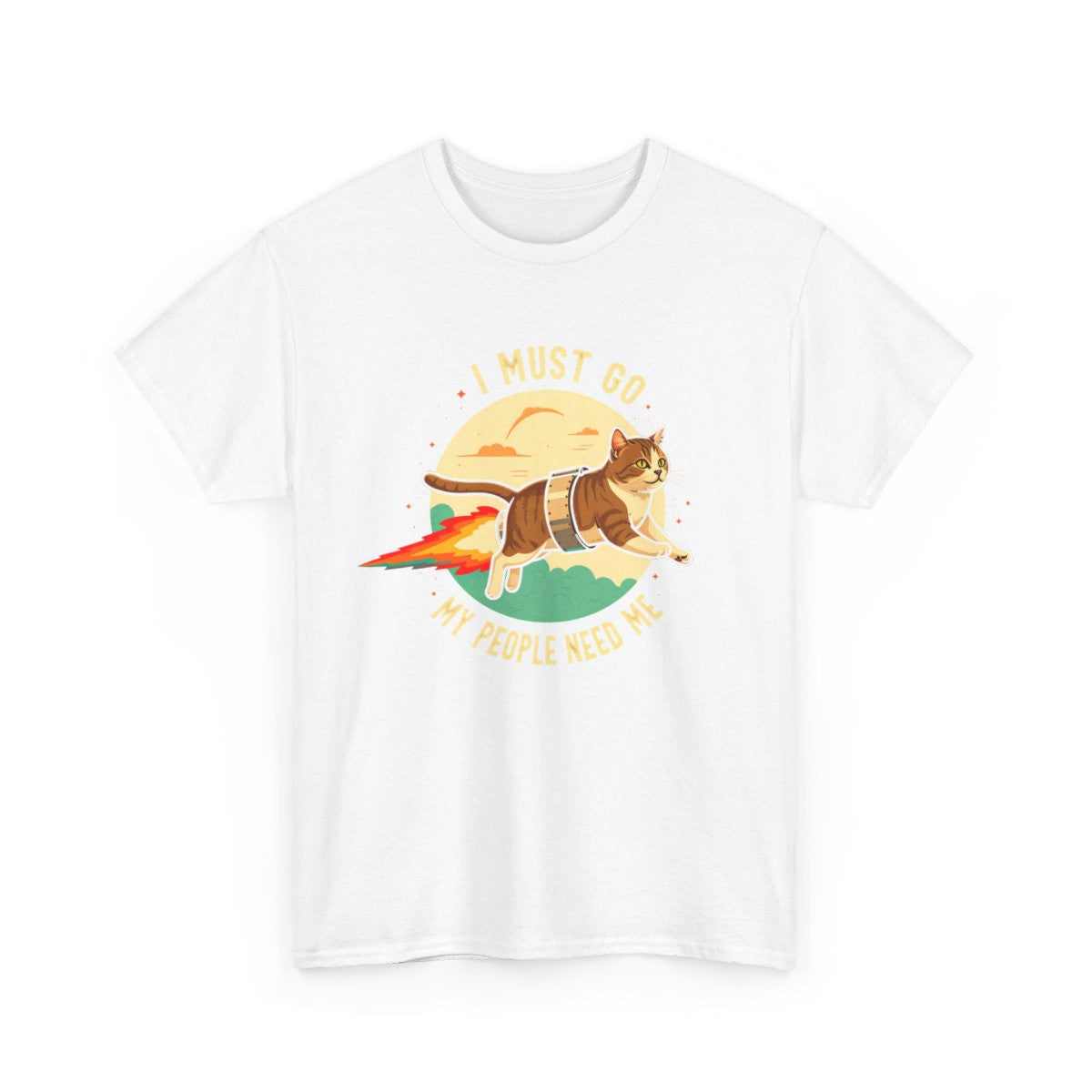 T-shirt Chat Fusée idée cadeau humour amusant pour homme et femme