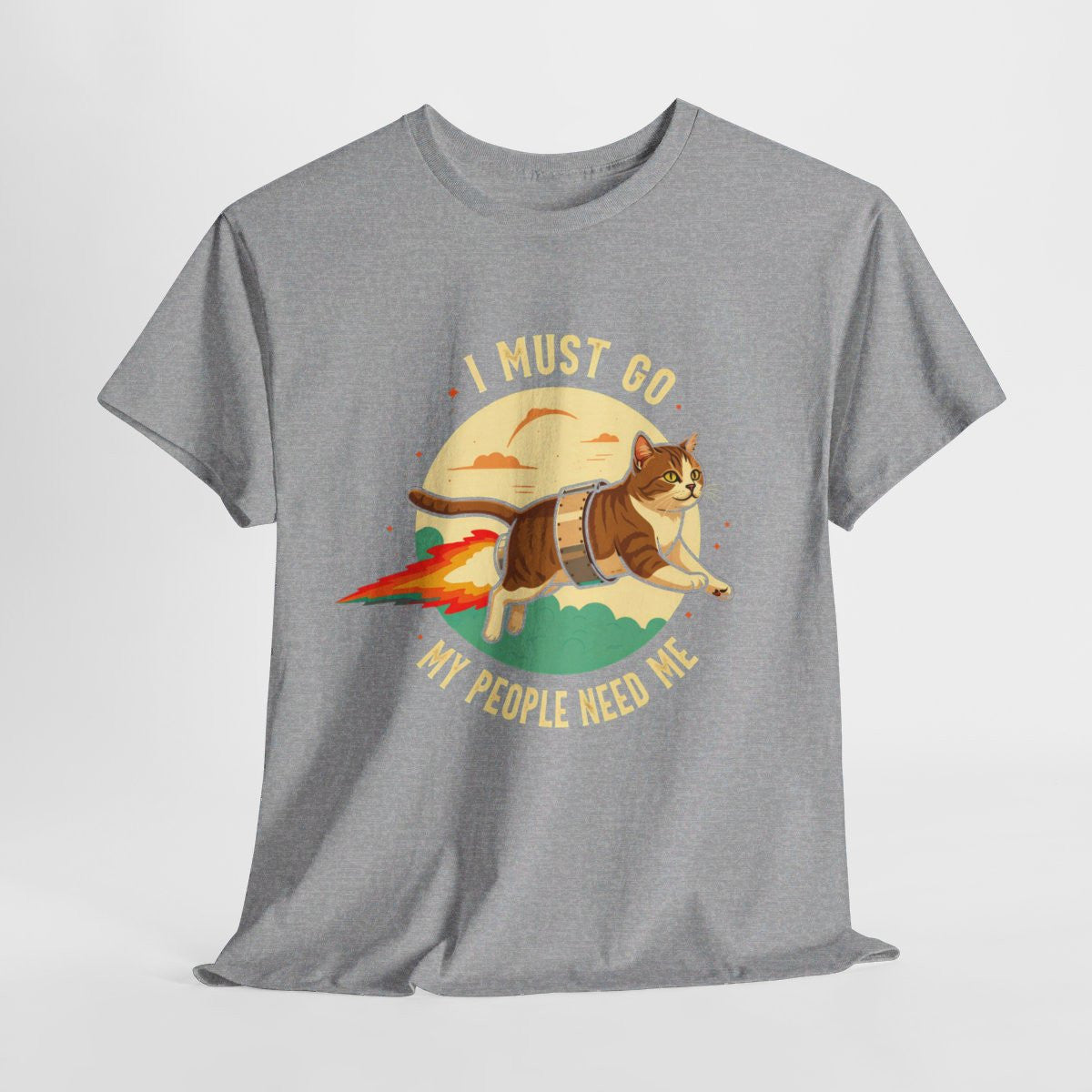 T-shirt Chat Fusée idée cadeau humour amusant pour homme et femme