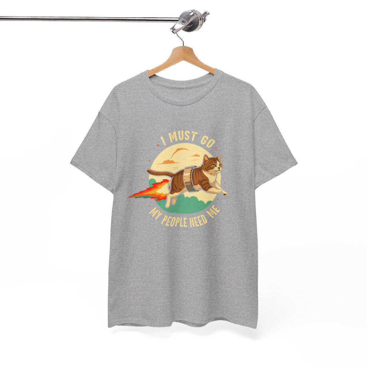 T-shirt Chat Fusée idée cadeau humour amusant pour homme et femme