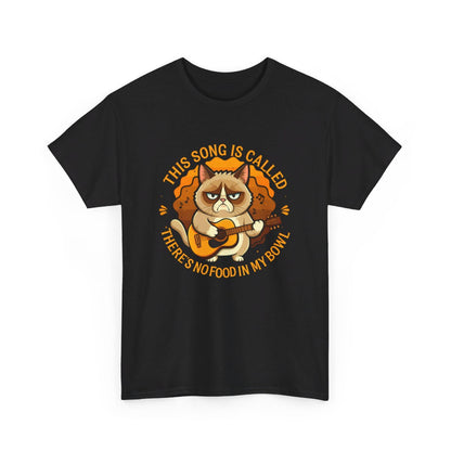 T-shirt Humour Chat et Guitare idée cadeau amusant drole pour homme et femme