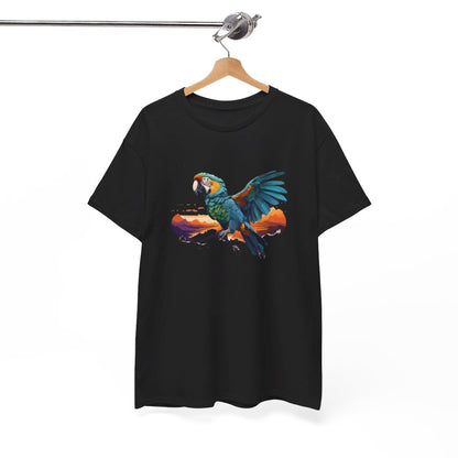 T-shirt avec Design de Perroquet - Style Coloré et Tropical, Pour Homme et Femme