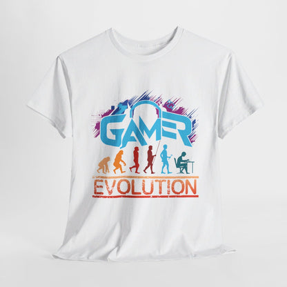 T-shirt Gamer Evolution avec Design Gamer - Pour Homme et Femme